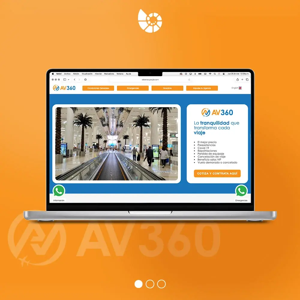 muestra pagina web Página Web Profesional