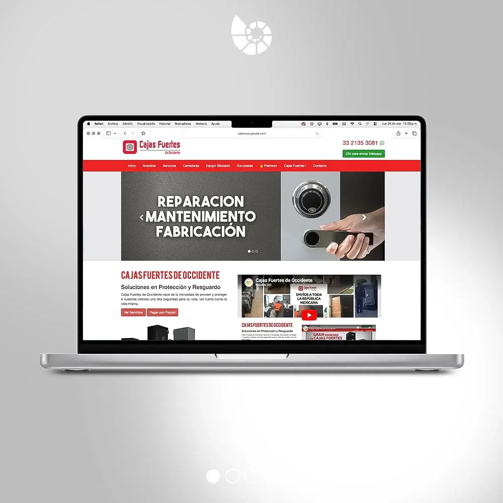 muestra pagina web Página Web Profesional