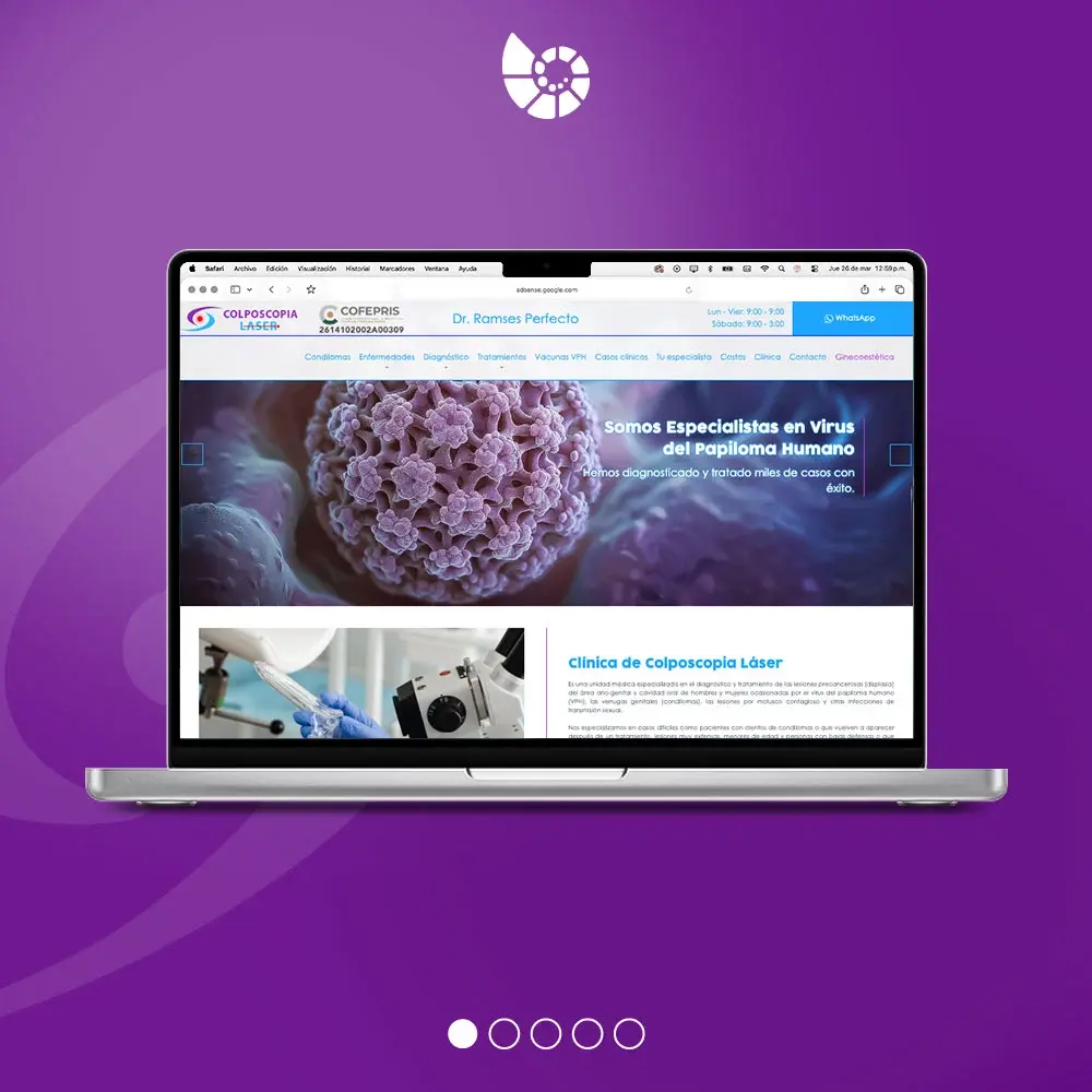 muestra pagina web Página Web Profesional