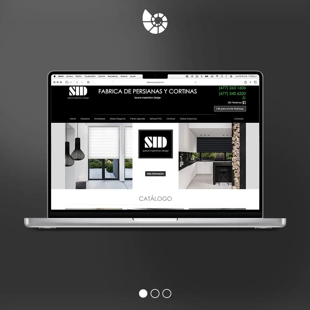 muestra pagina web Página Web Profesional