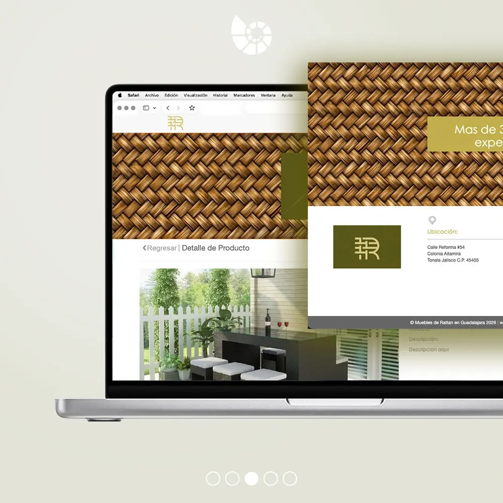 muestra pagina web Página Web Profesional