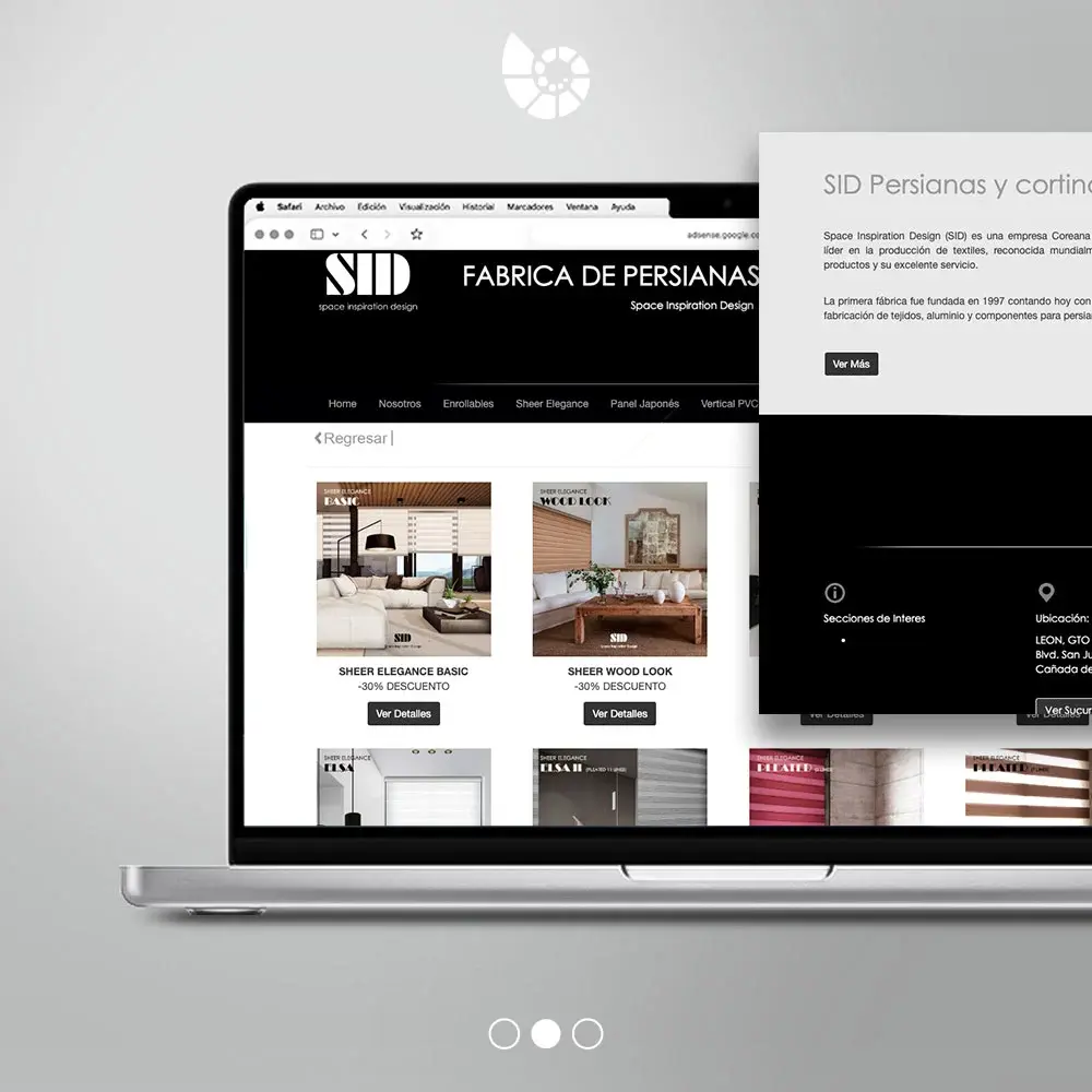 muestra pagina web Página Web Profesional