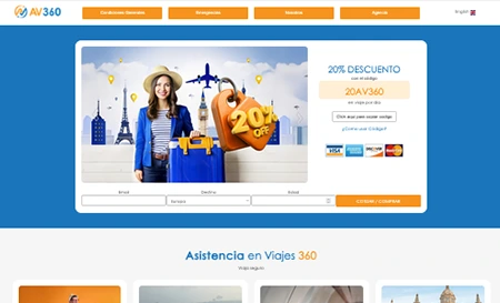 Página web paquete Profesional AV 360