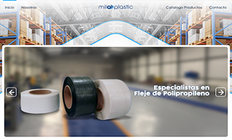 Página web paquete Profesional Milo plastics
