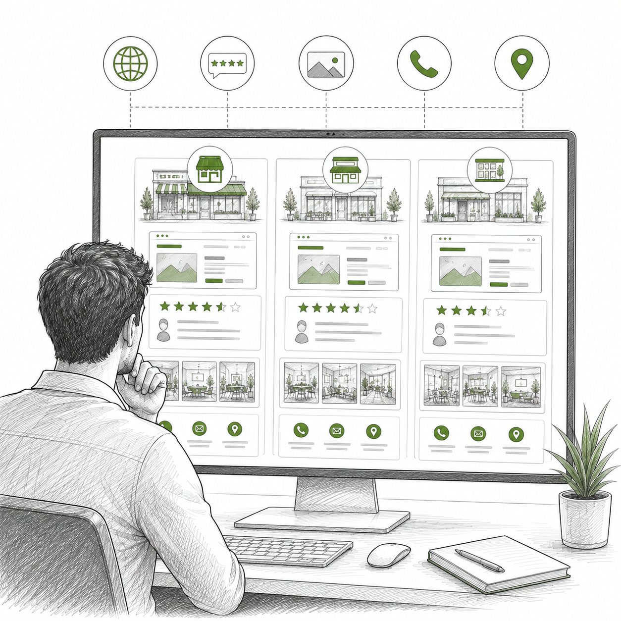 Los clientes comparan opciones antes de comprar | Nautilus 360
