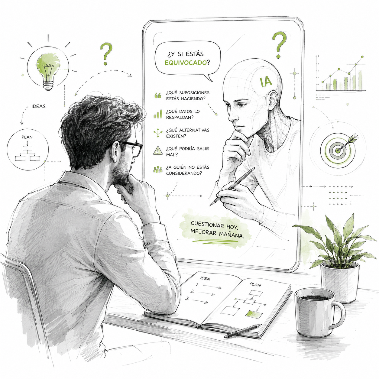 Haz que la Inteligencia Artificial cuestione tus ideas | Nautilus 360